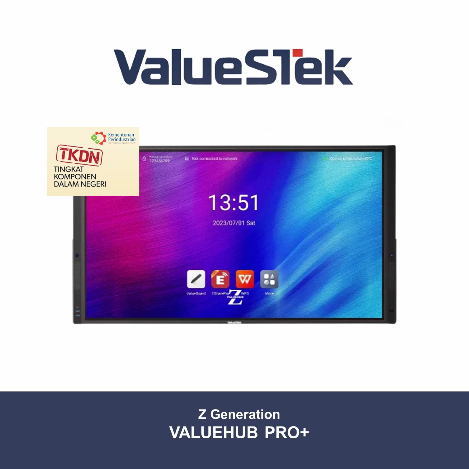 VALUESTEK Interactive Display VALUEHUB PRO+ 75 inch | TKDN